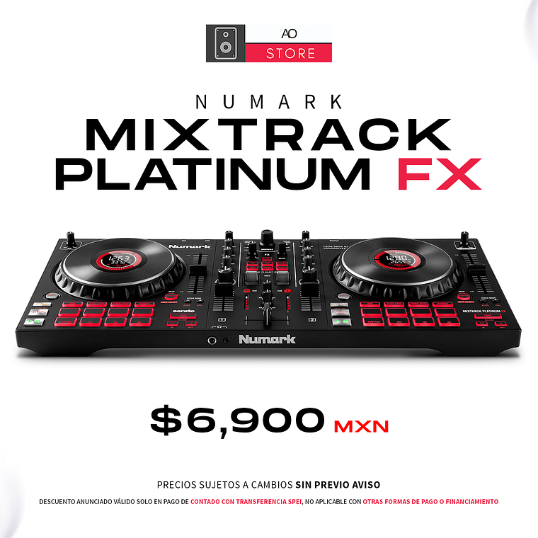 Numark Mixtrack Platinum Fx Controlador para DJ de 2 Canales 1