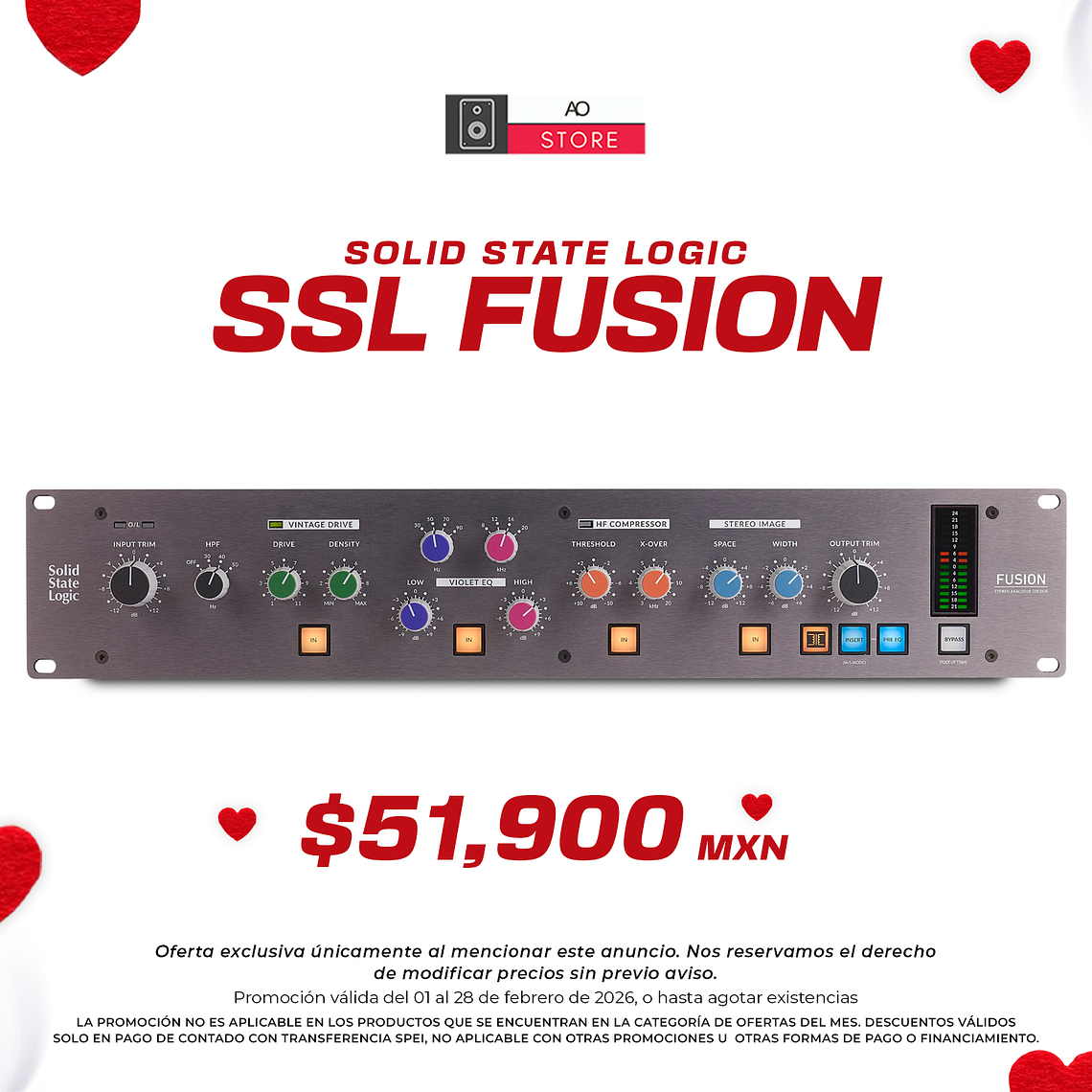 Solid State Logic SSL Fusion Procesador de Audio 1