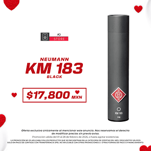 Neumann Km 183 Black Micrófono de Condensador