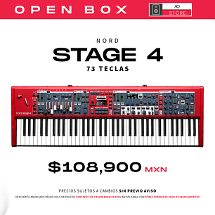 Nord Stage 4 Compact 73 Sintetizador Analógico de 73 Teclas (Open Box)