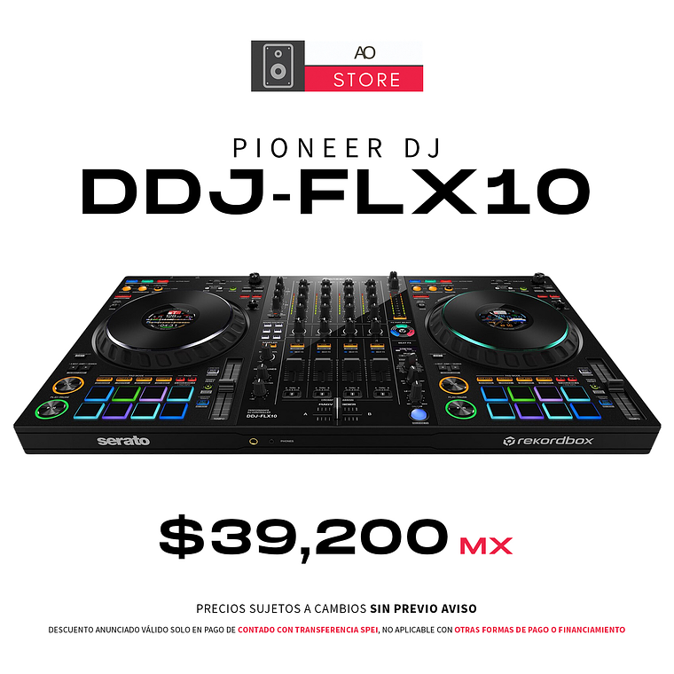 Pioneer DJ DDJ FLX10 Controlador Para Dj de 4 Canales  1