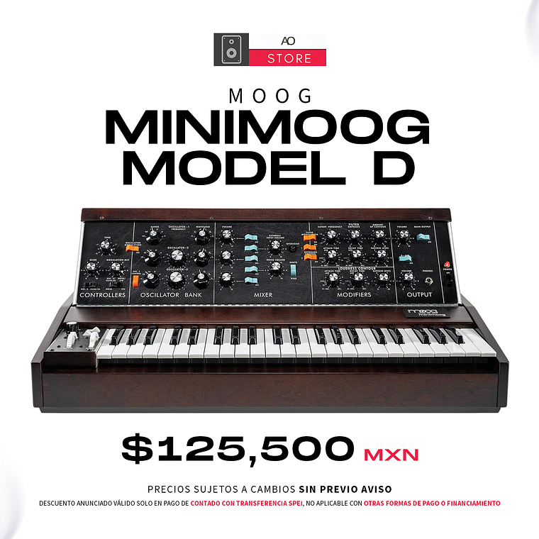 Moog Minimoog Model D Sintetizador Análogico 1