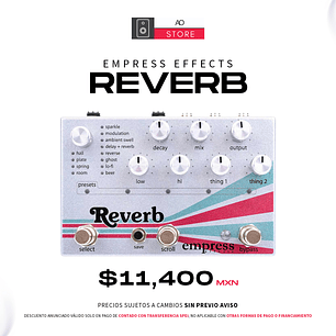 Empress Effects Reverb Pedal Reverb