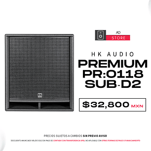 HK Audio Premium Pr:o 118 Sub D2 Subwoofer Activo
