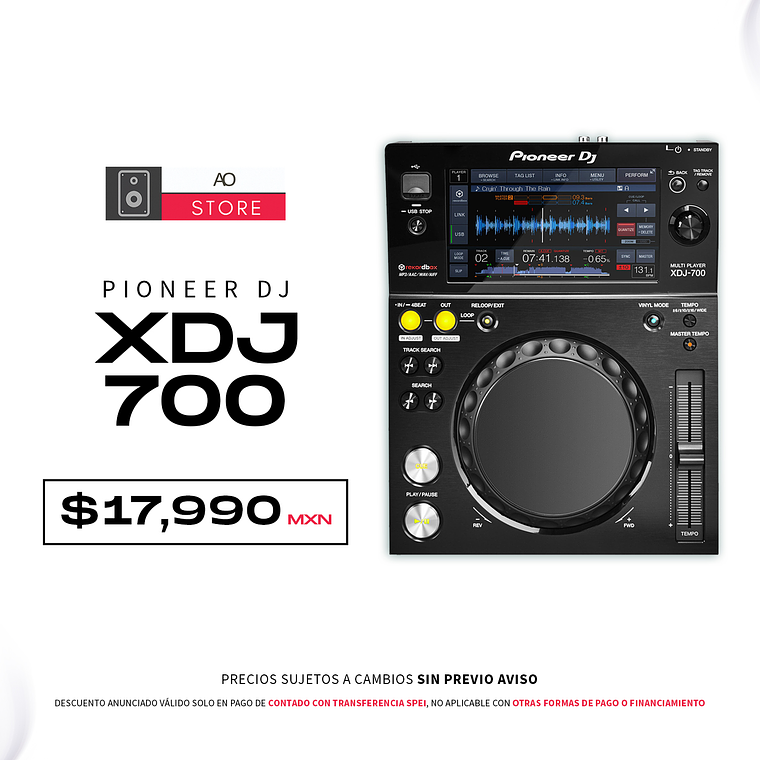 Pioneer DJ XDJ 700 Reproductor para DJ 1