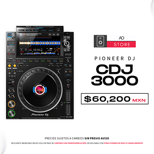 Pioneer DJ CDJ 3000 Reproductor para DJ