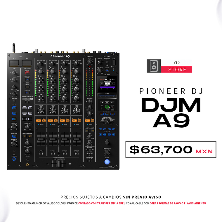 Pioneer DJ DJM A9 Mezcladora para DJ 1