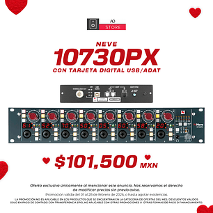 Neve 1073OPX con Tarjeta Digital USB/ADAT Preamplificador