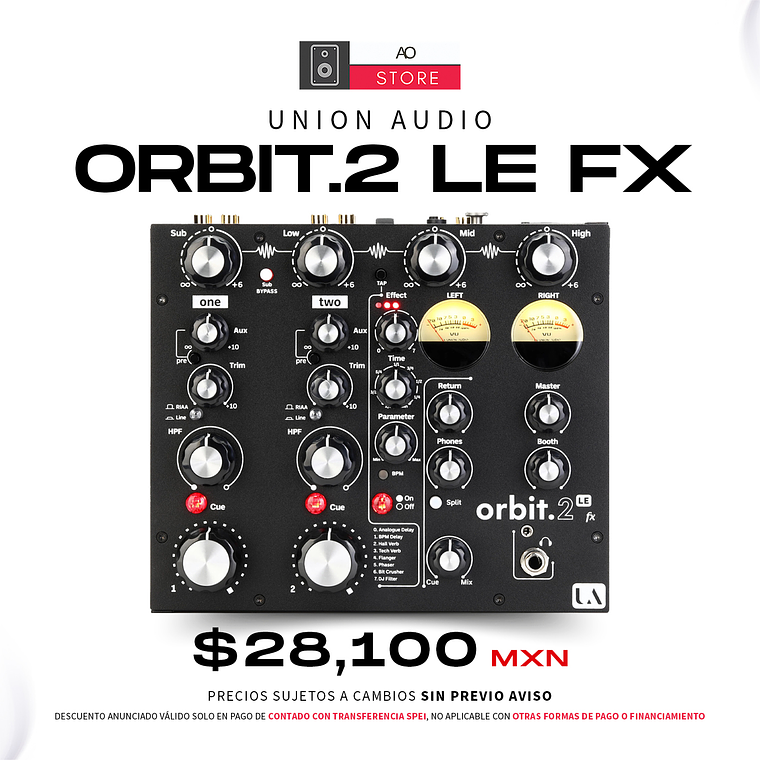 Union Audio orbit.2 Le Fx Mezclador Rotativo 1