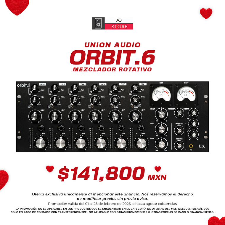 Union Audio Orbit.6 Mezclador Rotativo de 6 Canales 1