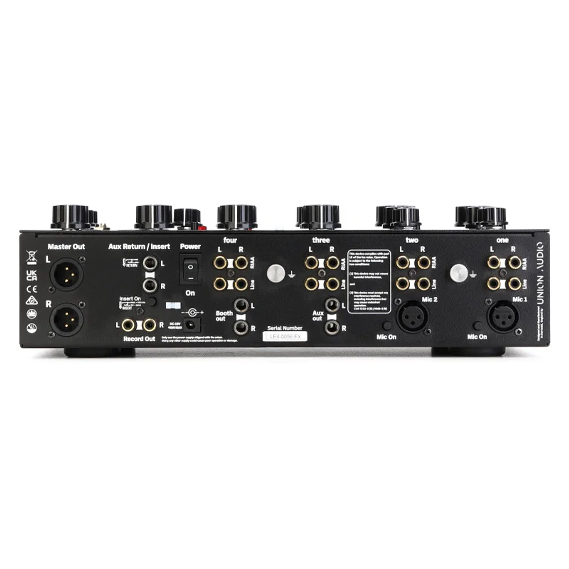 Union Audio orbit.4 Le Fx Mezclador Rotativo de 4 Canales 4
