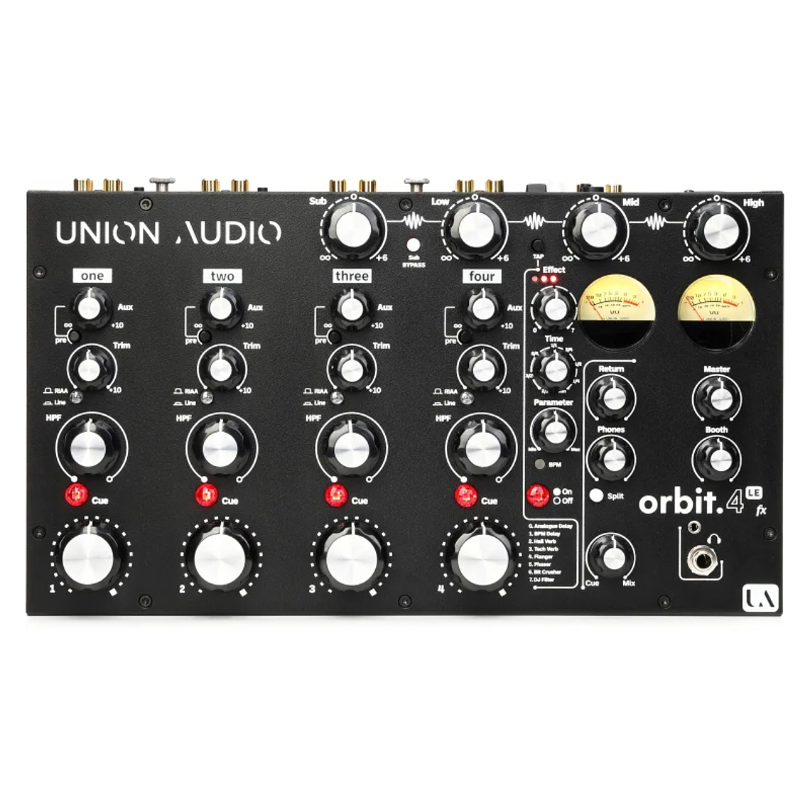 Union Audio orbit.4 Le Fx Mezclador Rotativo de 4 Canales 6