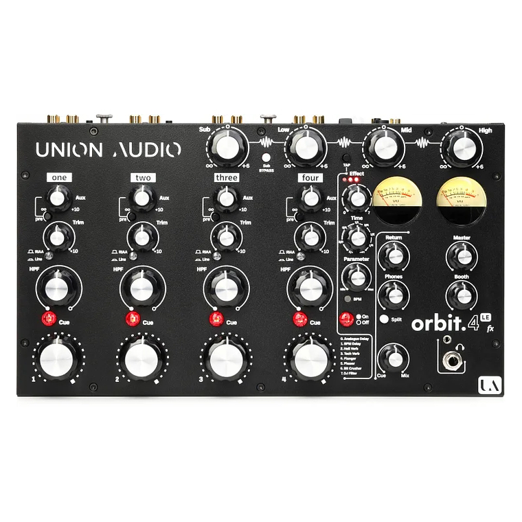 Union Audio orbit.4 Le Fx Mezclador Rotativo de 4 Canales 6