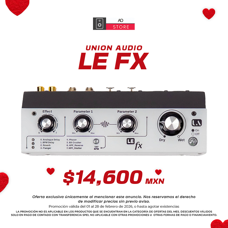 Union Audio Le Fx Estación de Efectos  1