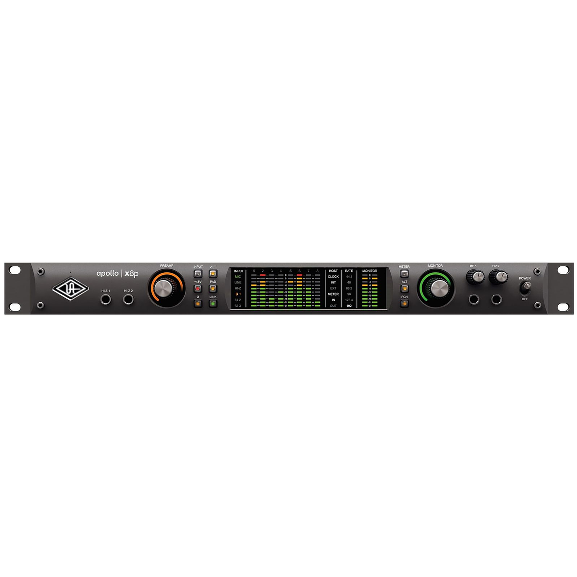 Universal Audio Apollo X8p Edición Heritage Thunderbolt 3 Interfaz de Audio 2