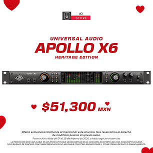 Universal Audio Apollo X6 Heritage Edition Interfaz de Audio