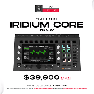 Waldorf Iridium Core Desktop Sintetizador Polifónico