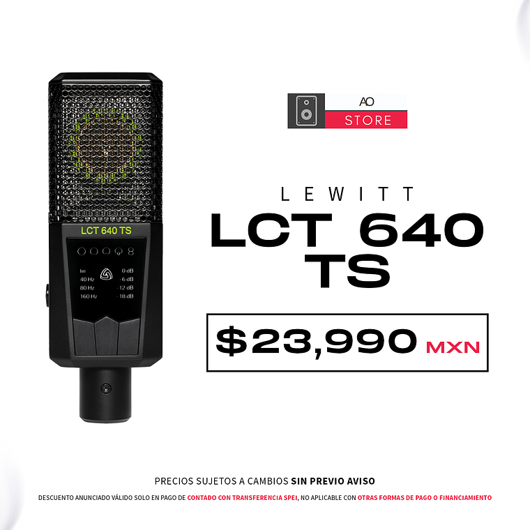 Lewitt Lct 640 Ts Micrófono Multipatrón 1
