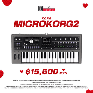 Korg microKorg2 Sintetizador con Vocoder