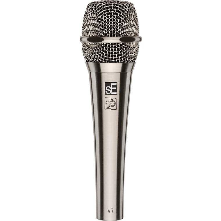 sE Electronics V7 Edición 25th Aniversario Nickel Micrófono Dinámico Supercardiode 2