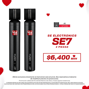 sE Electronics sE7 Micrófono de Condensador (2 piezas)