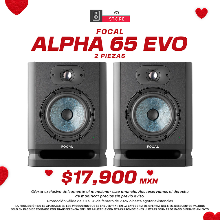 Focal Alpha 65 Evo Monitores de Estudio (2 Piezas) 1