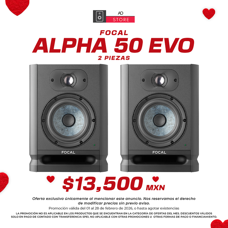 Focal Alpha 50 Evo Monitores de Estudio (2 Piezas) 1