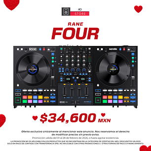 Rane Four Controlador para DJ de 4 Canales