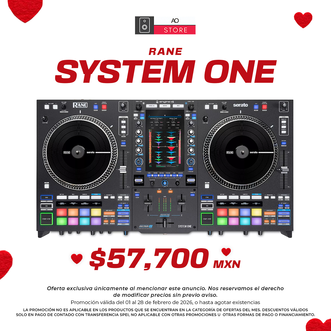 Rane System One Controlador para DJ 1
