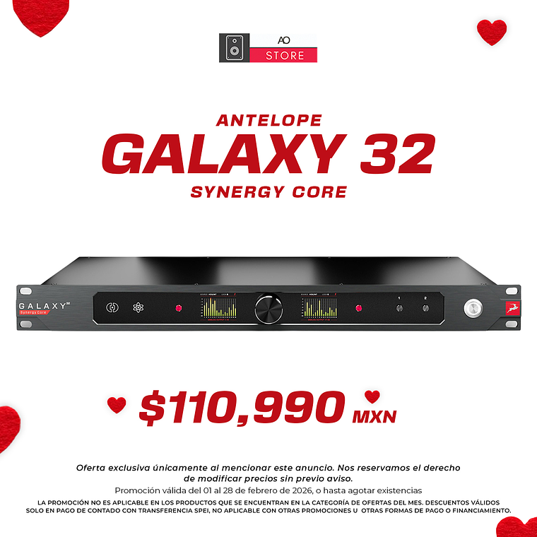 Antelope Galaxy 32 Synergy Core Interfaz de Audio 1
