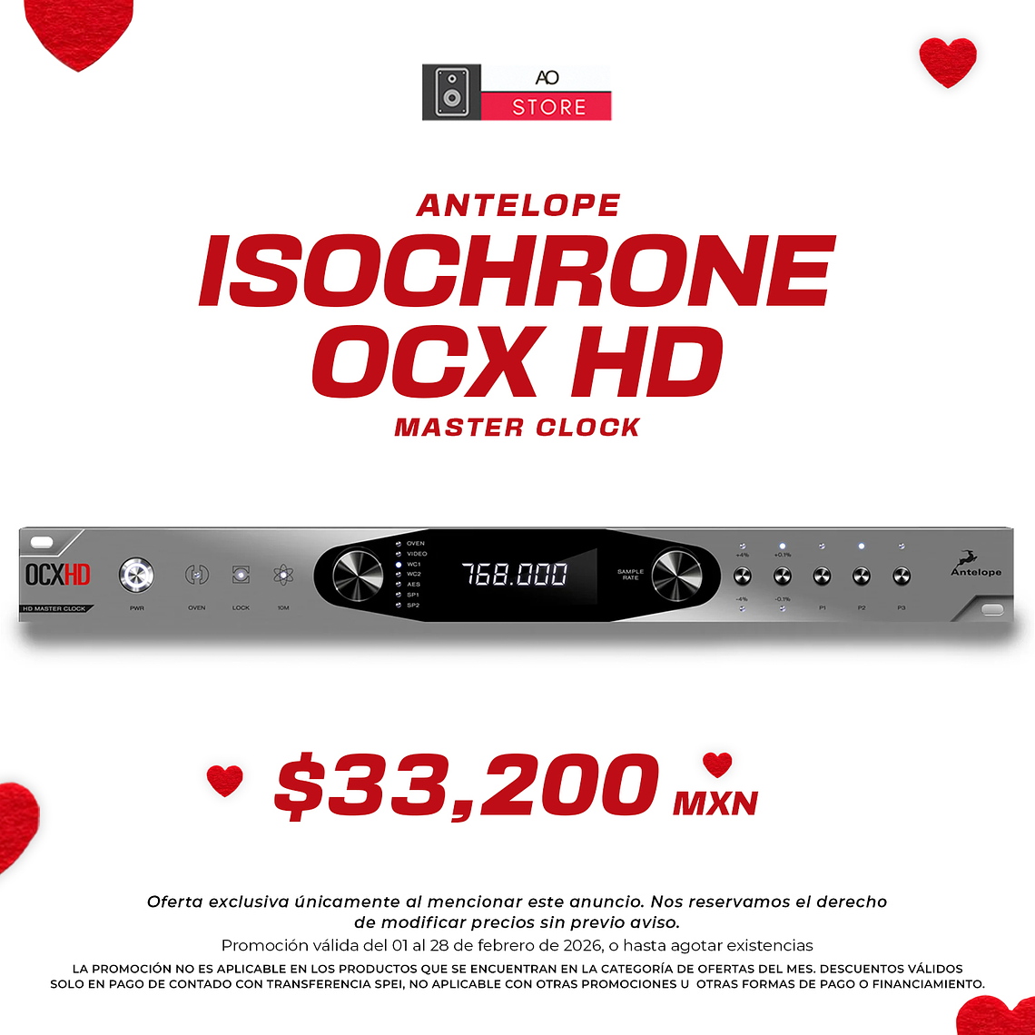 Antelope Isochrone Ocx Hd Master Clock 1