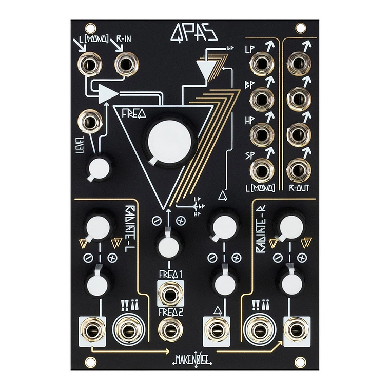 Make Noise Qpas Multi Peak Analógico para Módulo Eurorack 2