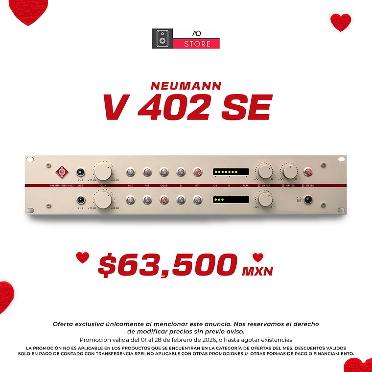 Neumann V 402 SE Preamplificador 1