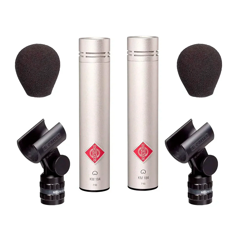 Neumann Km 184 Nickel Micrófono de Condensador (2 Piezas) 2