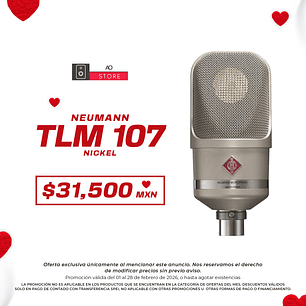 Neumann Tlm 107 Nickel Micrófono de Condensador
