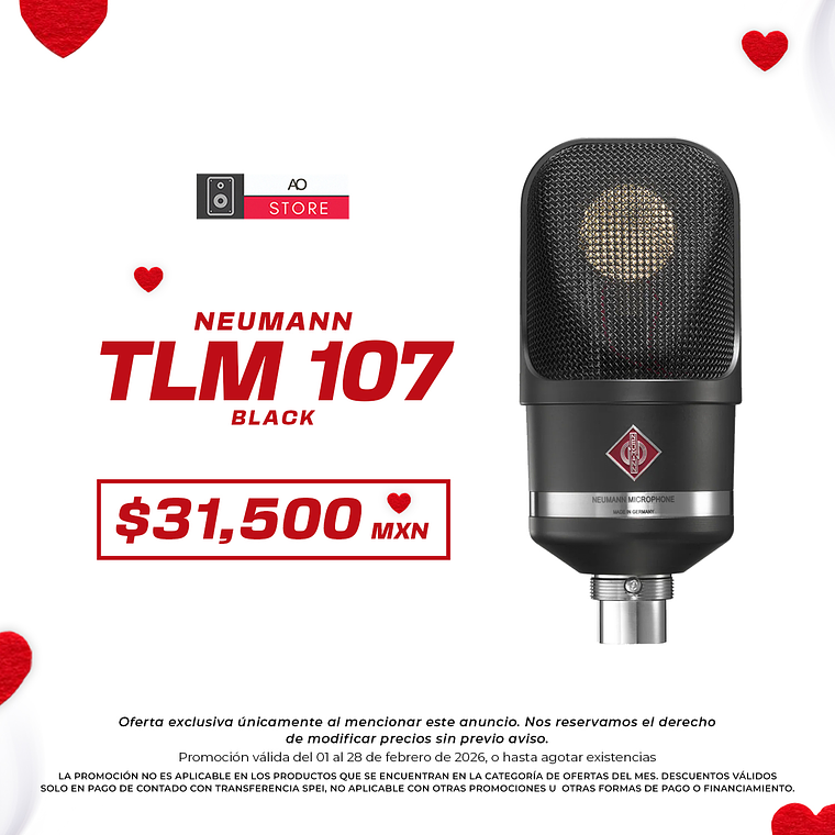 Neumann Tlm 107 Black Micrófono de Condensador 1