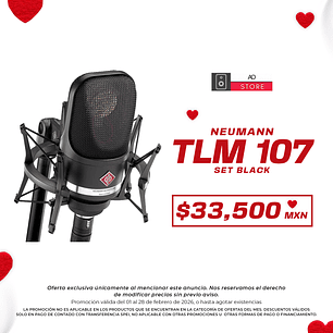 Neumann Tlm 107 Set Black Micrófono de Condensador