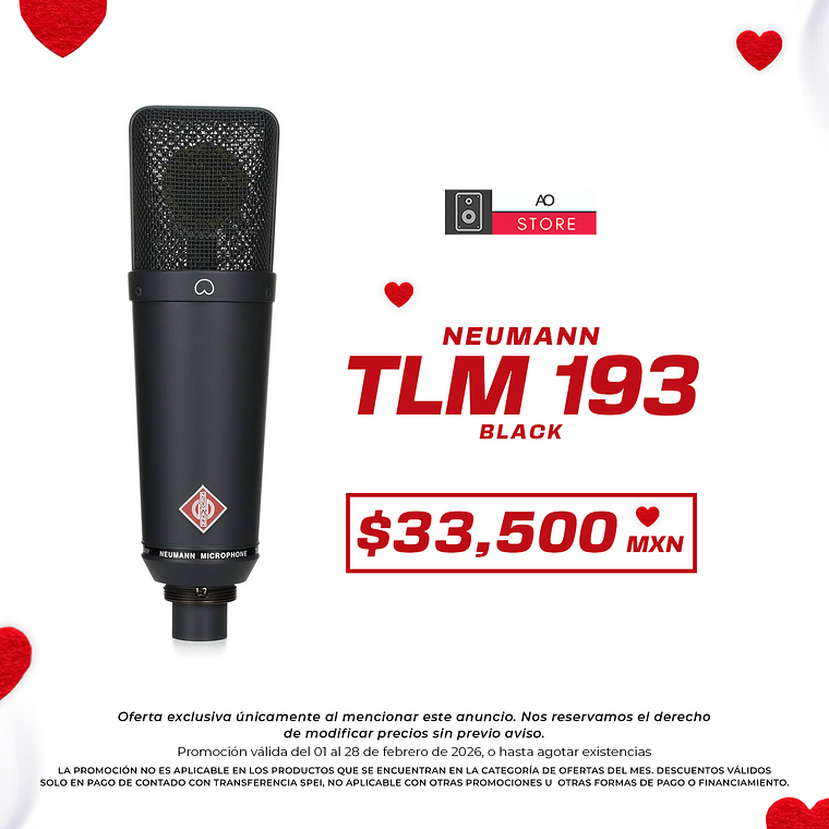 Neumann Tlm 193 Black Micrófono de Condensador 1