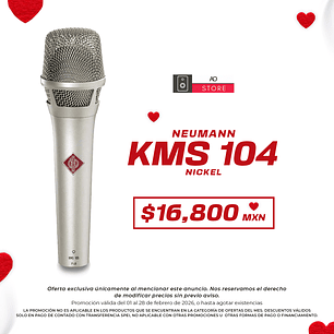 Neumann Kms 104 Nickel Micrófono de Condensador