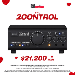 SPL 2Control Control de Monitoreo Estéreo 