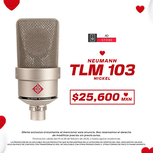 Neumann Tlm 103 Nickel Micrófono de Condensador