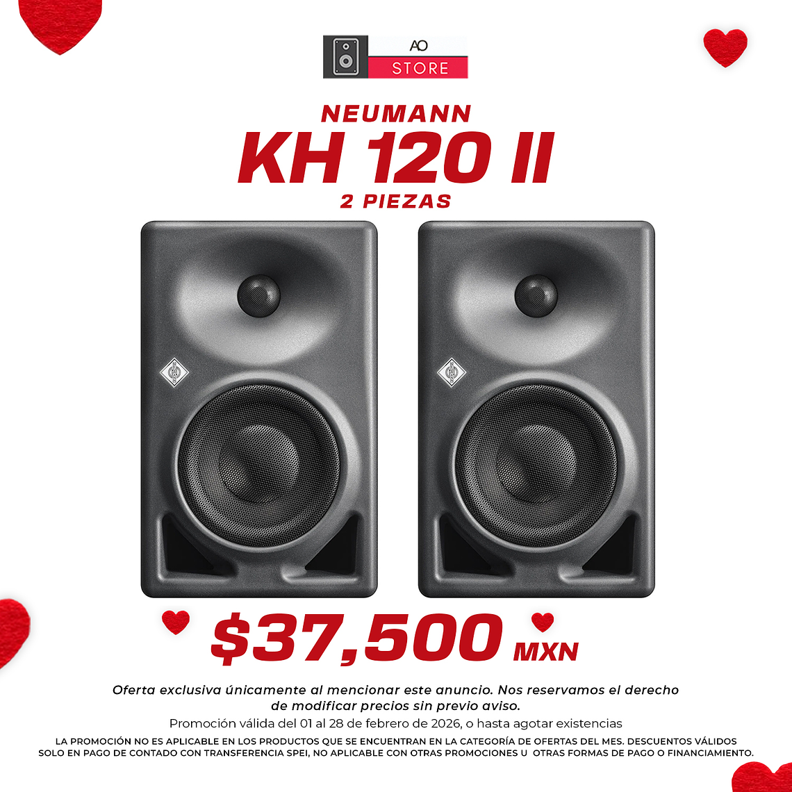 Neumann KH 120 II Monitores de Estudio (2 Piezas) 1