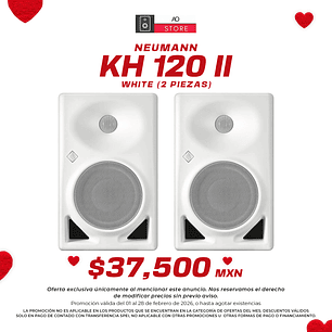 Neumann KH 120 II White Monitores de Estudio (2 Piezas)