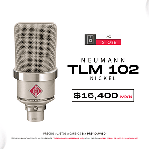 Neumann Tlm 102 Nickel Micrófono de Condensador