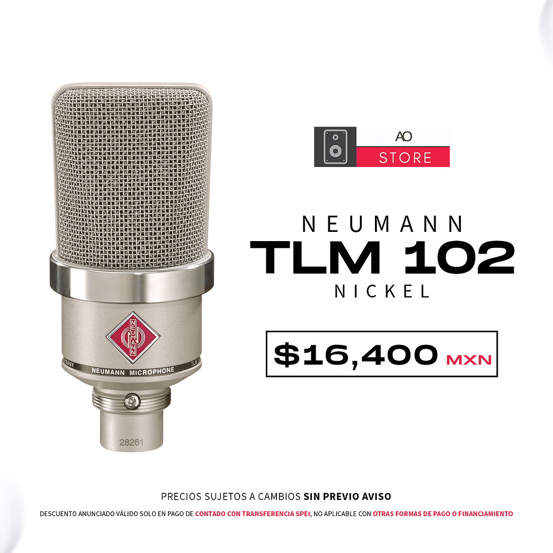 Neumann Tlm 102 Nickel Micrófono de Condensador 1