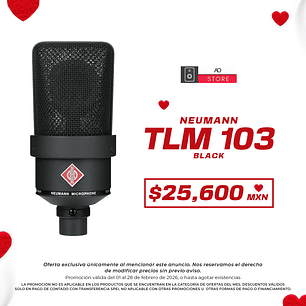 Neumann Tlm 103 Black Micrófono de Condensador