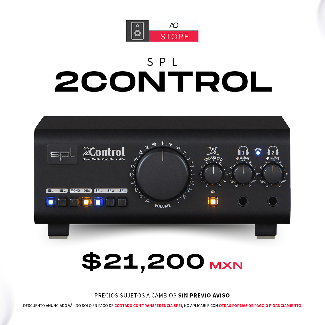 SPL 2Control Control de Monitoreo Estéreo  1