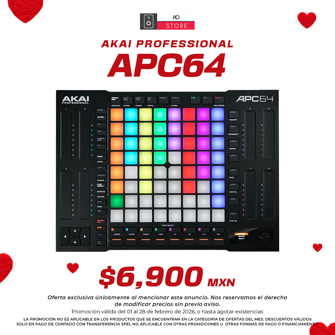 Akai Professional Apc64 Superficie Midi 1