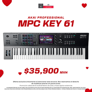 Akai Professional Mpc Key 61 Estación de Producción Workstation