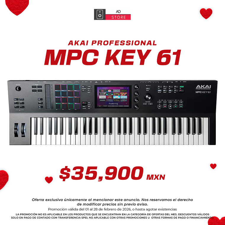 Akai Professional Mpc Key 61 Estación de Producción Workstation 1